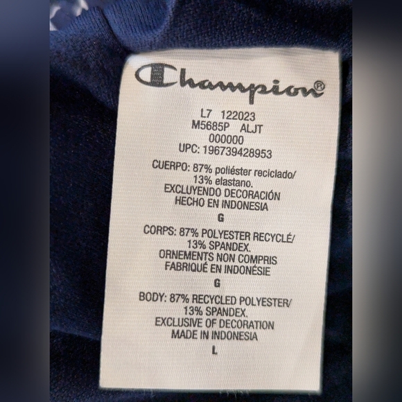 NWT stars Champion Women's Print lined Shorts Size L - Picture 8 of 15